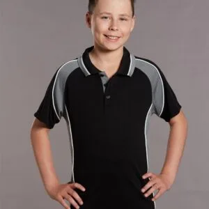 Kids Short Sleeve Mascot Polo