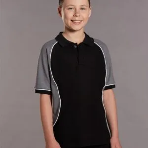 Kids Short Sleeve Arena Pique Polo