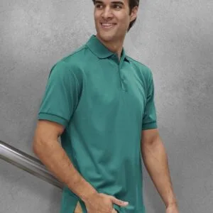 Mens Sustainable Poly/Cotton Corporate SS Polo