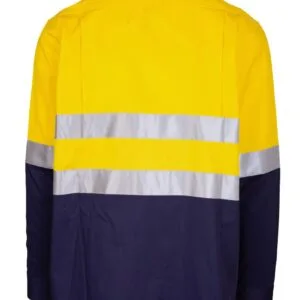 Ramo 100% Combed Cotton Drill Long Sleeve Shirt - 3M