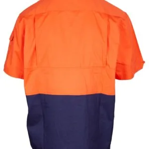 100% Combed Cotton Drill Short Sleeve