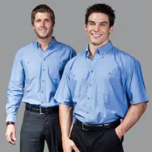 Quoz Chambray Short sleeve shirt