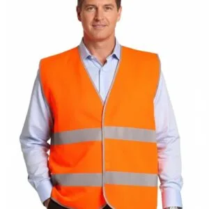 Hi-Vis Safety Vest With Reflective Tapes