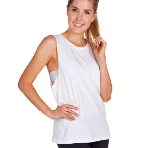 Ramo Ladies 160gsm 100% combed cotton sleeveless tee